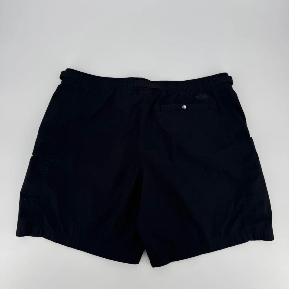 The North Face Men Class V Belted Cargo Shorts Black XXL Hiking Utility NF0A55V8